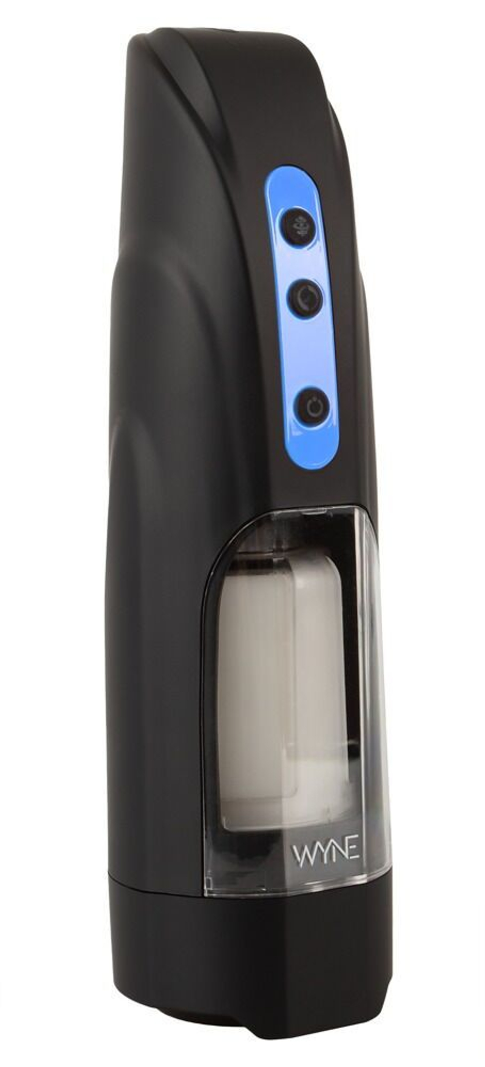 Мощный мастурбатор WYNE Masturbator 09 (Цвет: черный с белым)