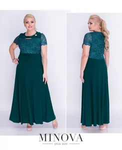 Платье 00269-зеленый Minova