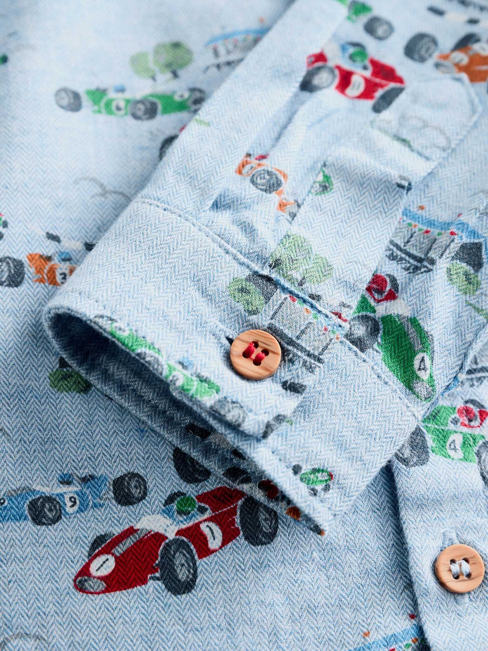 Рубашка для мальчика Next N73-661, Голубой