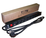 Блок розеток 19", 8 розеток TWT TWT-PDU19-16A8P-1.8