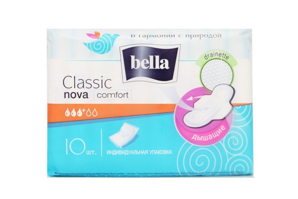 Прокладки "Белла"  классик nova Comfort drainet air 10шт./36