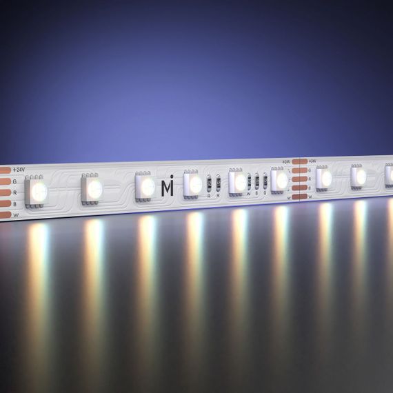 Светодиодная лента Maytoni 19,2W/m 60LED/m 5050SMD теплый белый + RGB 5M 201134