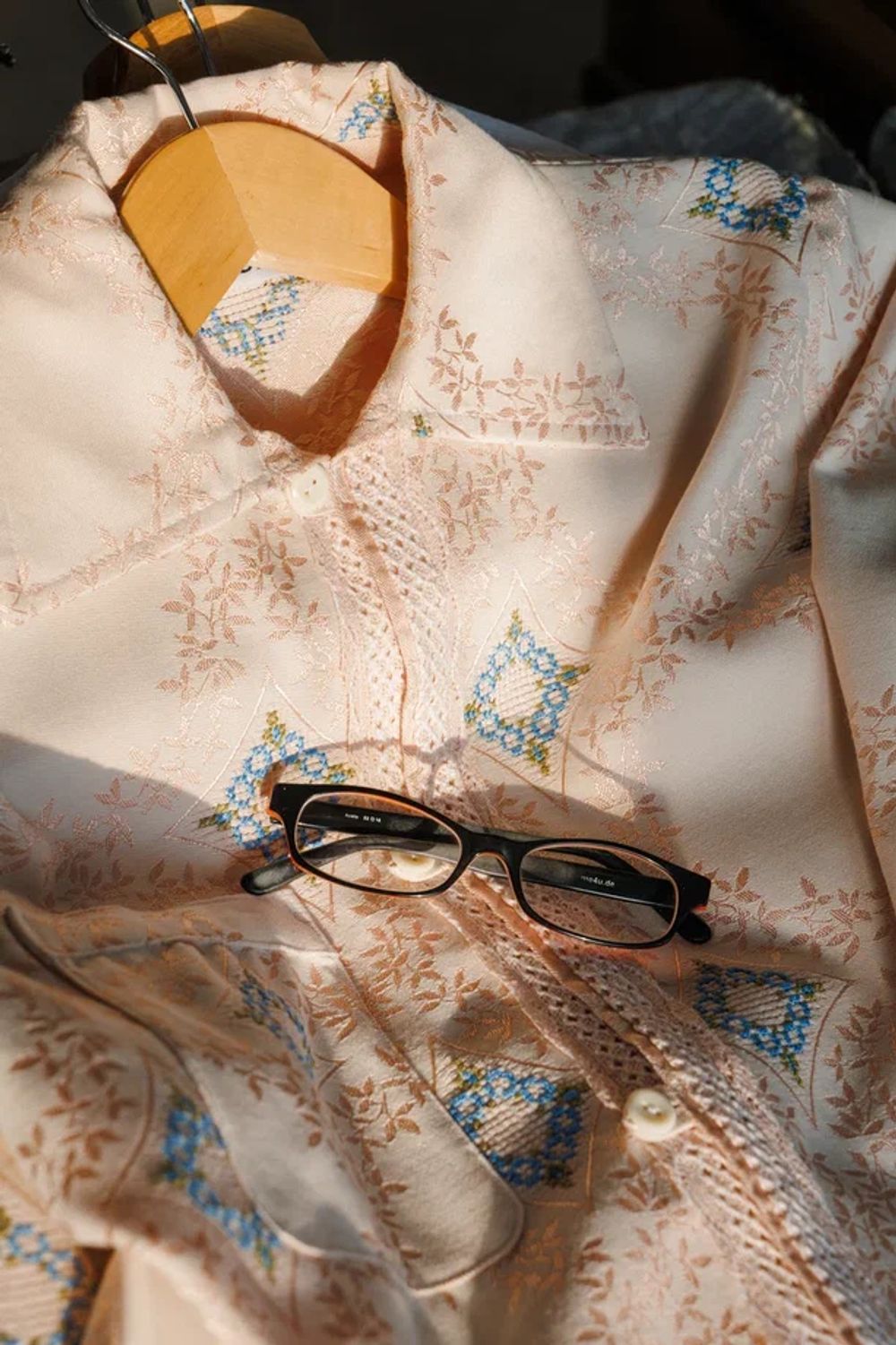 Рубашка Soeurs шёлковая 2 розовая