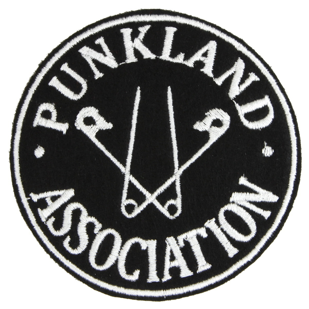 Нашивка с вышивкой Punkland association