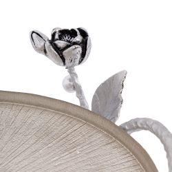 Фруктовница-конфетница Нимфея (поднос) Античное Серебро Серебряный