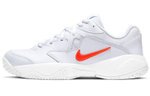 Nike Court Lite 2 Football Grey Bright Crimson Women"s