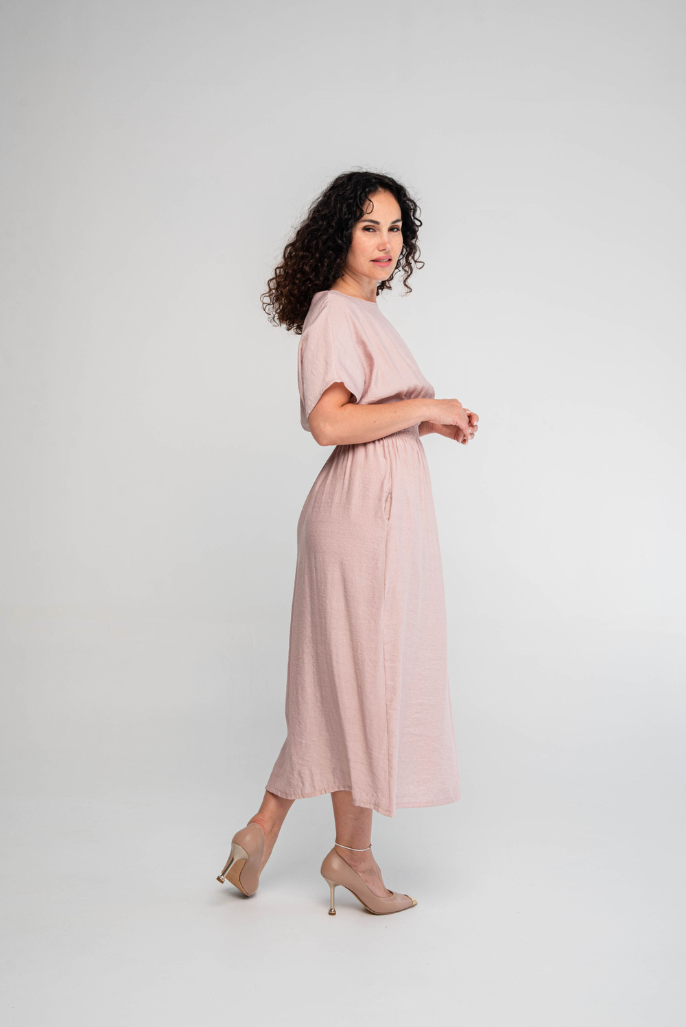 Платье женское летнее длинное из вискозы (повседневное, пляжное, городское)