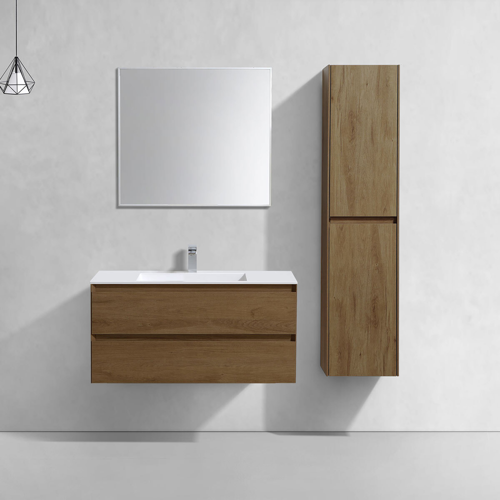 База под раковину Luka 1000 подвесная, 2 выкатных ящика soft-close, T.Oak, , шт