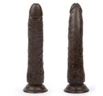 Фаллоимитатор с присоской реалистичный коричневый 19 см
