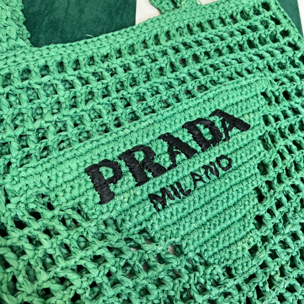 Prada Crochet Tote Bag
