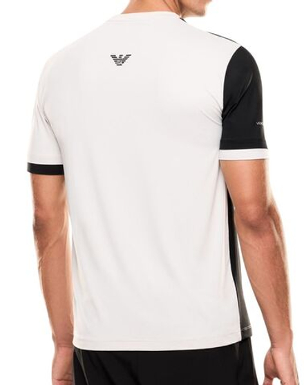 Теннисная футболка EA7 Tennis Pro Crew Neck - vapor blue