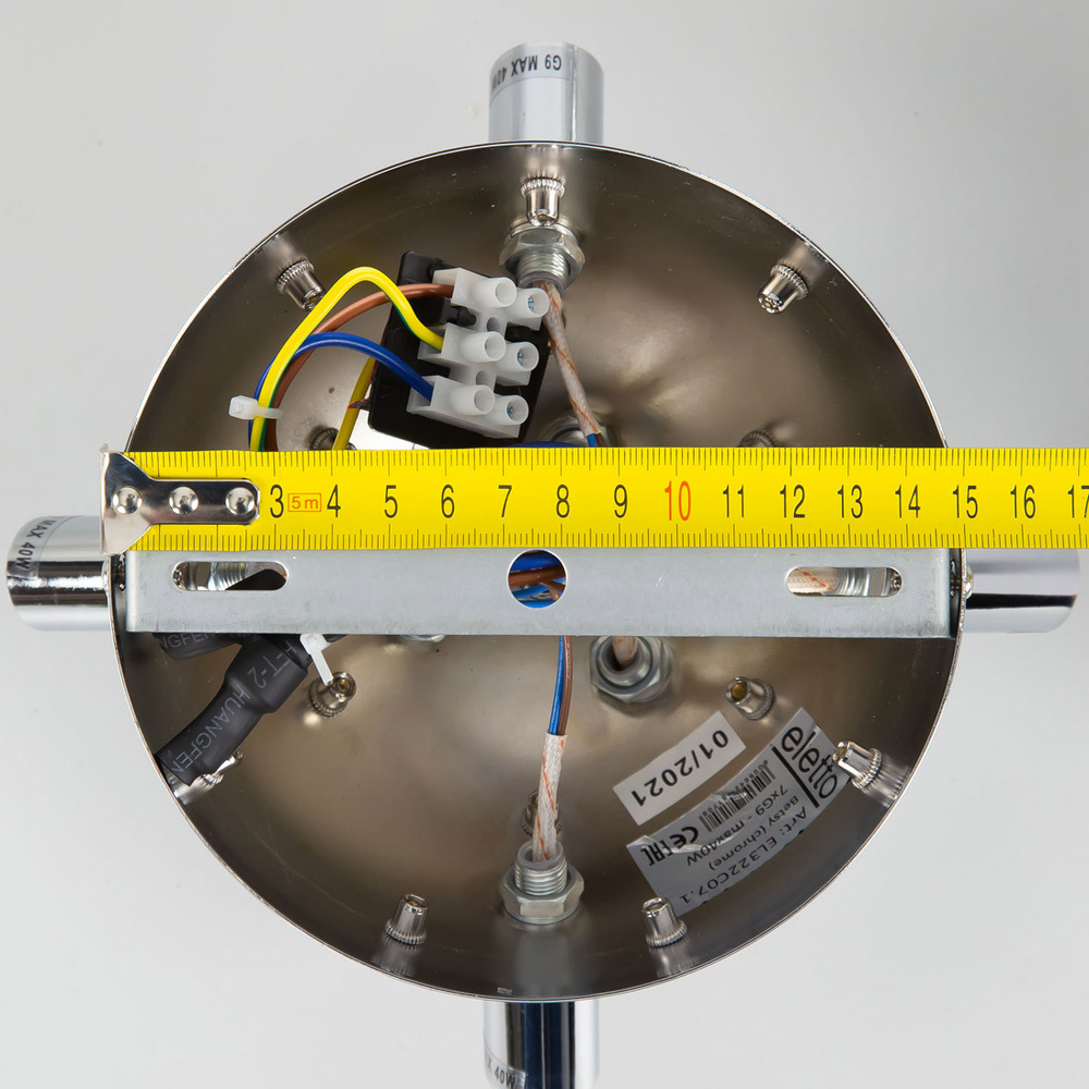 Eletto EL322C09.1 Betsy Люстра хрустальная потолочная Хром