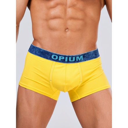 Мужские трусы боксеры желтые Opium Boxer R109