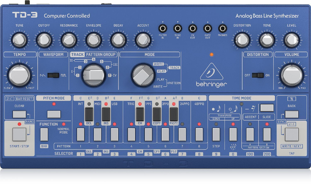 Синтезатор BEHRINGER TD-3-BU