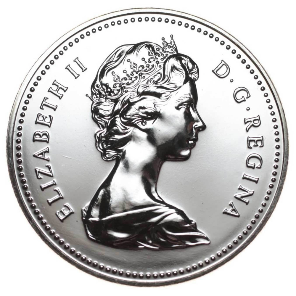 1 доллар. 300 лет кораблю "Грифон". Канада. Серебро. 1979 г. BrUNC