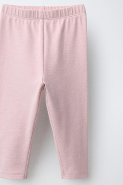 ZARA КОМПЛЕКТ ИЗ ОДНОТОННОЙ ТОЛСТОВКИ И ЛЕГИНСОВ, РОЗОВЫЙ