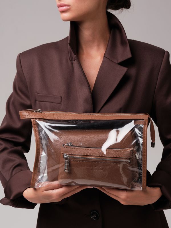 Набор косметичек DBR 15-89 тeмный орех