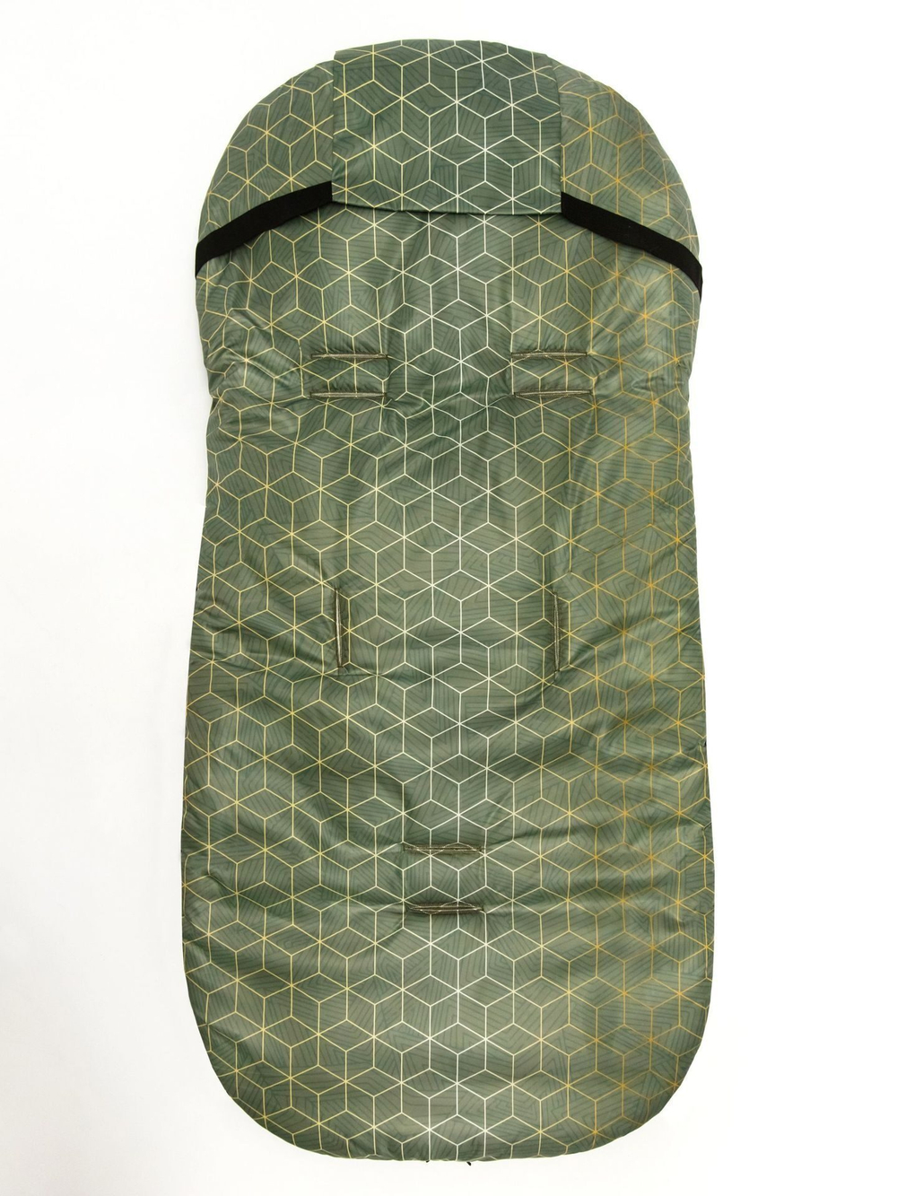 Конверт зимний меховой AMAROBABY Snowy Travel Хаки, 105 см.