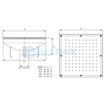 ПА.30.2/1 Плато аэромассажное 300х300 пленка AISI-316