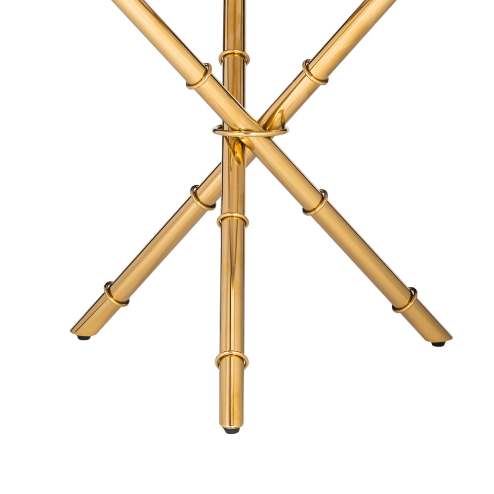 Журнальный стол Woodville Monika 50х55 marble, gold