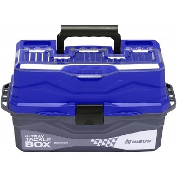 Ящик для снастей NISUS Tackle Box трехполочный синий (N-TB-3-B)