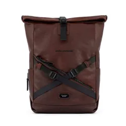 Рюкзак Piquadro Harper темно-коричневый из натуральной кожи (CA5677AP/TM)