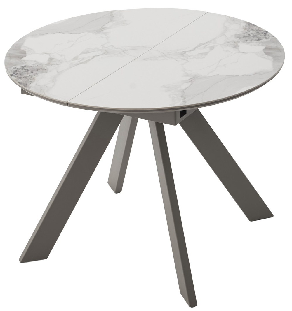 Стол БОНЖУР 100 PANDORA LIGHT, керамика / ЛАТТЕ каркас М-City