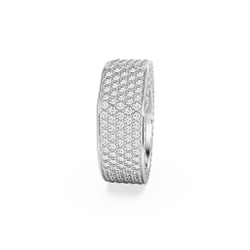 DEXTERA:RING OCT FULL PAVE CRE/RHS 52