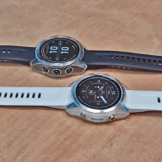 Чехол для Garmin Epix Pro 42мм, Fenix 7S / 7S Pro (прозрачный)