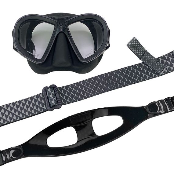 Маска Scorpena M3 с двумя ремешками черная