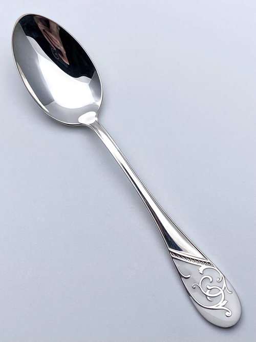 Ложка из серебра/Без покрытия, Эмаль