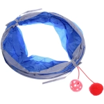 Игровой туннель для животных «МурМяу», цвет голубой, 46*25см