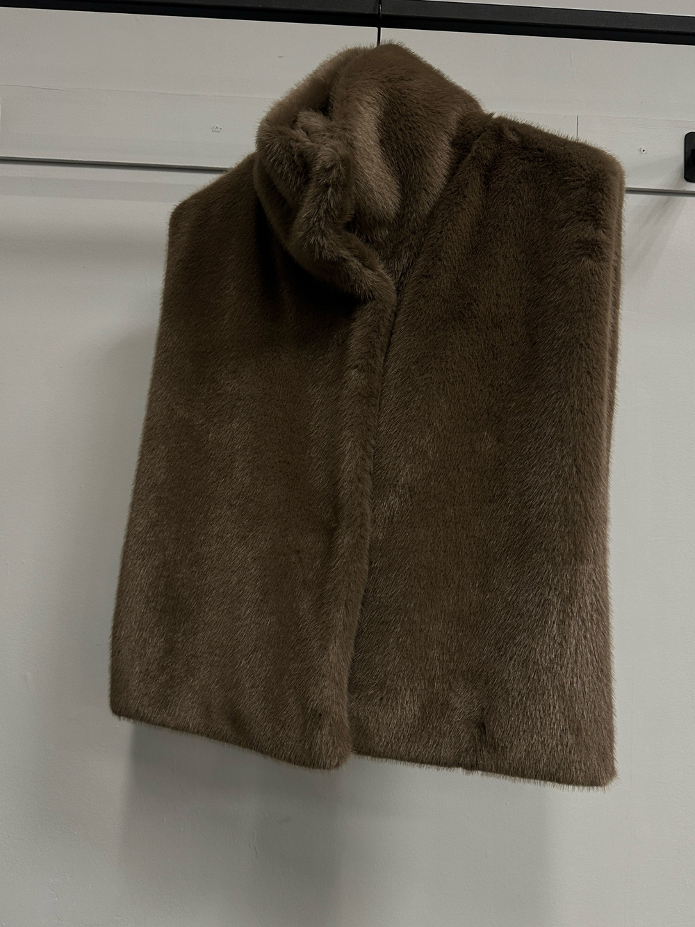 Жилет-манишка норка (капучино)