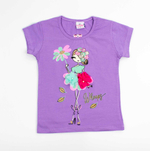 футболка Дама с цветком Whoops 4882