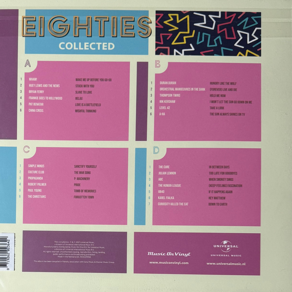 Сборник Eighties Collected 2LP (Голландия 2022г.)