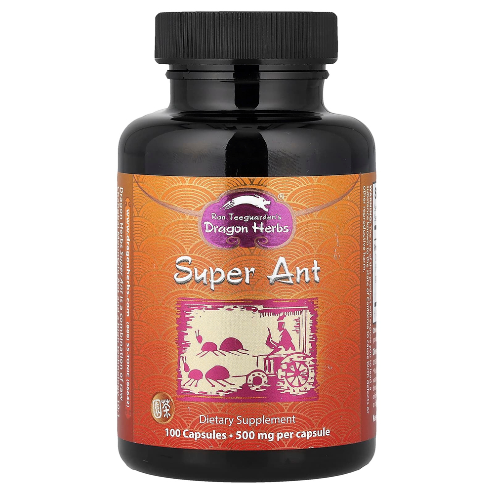 Dragon Herbs, Superant, 100 капсул (500 мг в капсуле)