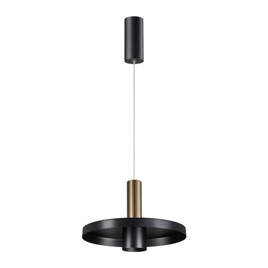 358984 OVER NT22 328 бронза светлая/черный Светильник светодиодный накладной, провод 2м IP20 LED 4000K 15W 220V ALBA