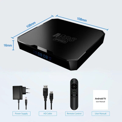 Приставка Смарт-ТВ M98Pro ATV HD 4K, Android 11,1, 2 + 16 Гб, m98pro atv 2gb16gb , Европейская