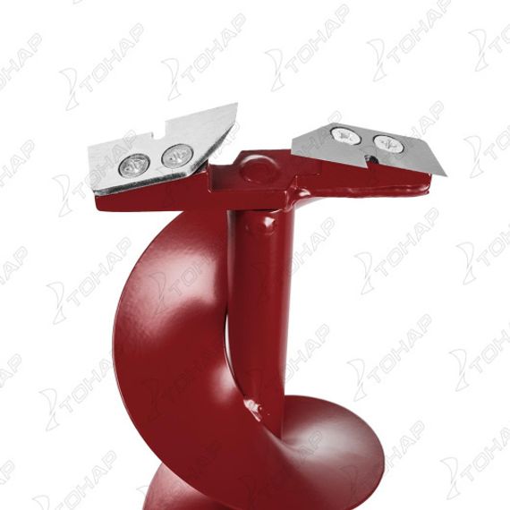 Ледобур BURAN 130L левое вращение, цельнотянутый шнек Тонар