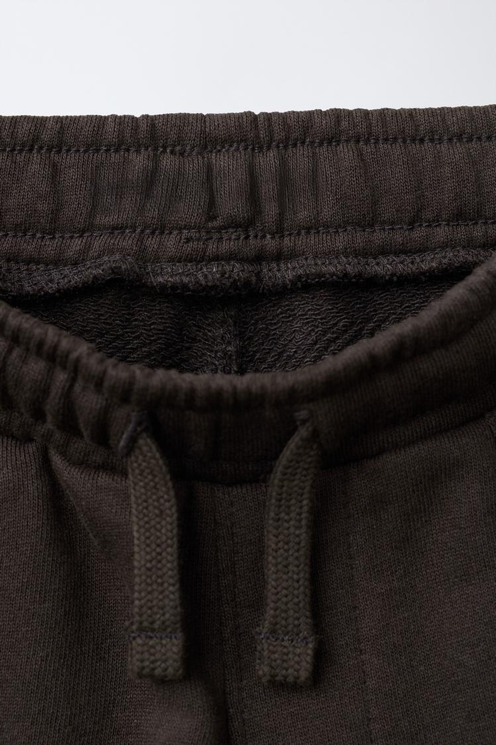 ZARA КОМБИНИРОВАННЫЕ БРЮКИ-ДЖОГГЕРЫ ИЗ МЯГКОЙ ТКАНИ, КОРИЧНЕВЫЙ