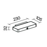 Настенный светильник (бра) Outdoor OSL456WL-L2GF3K