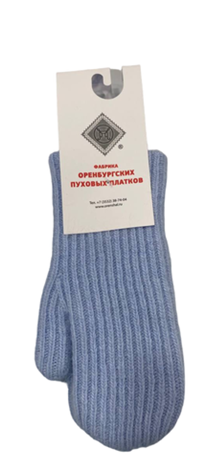 Варежки детские ДВ415-04 голубые