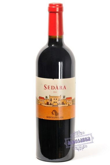 Вино Седара Доннафугата красное сухое 0,75л 13,5%
