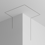 Шинопровод встраиваемый под ГКЛ 12,5мм Maytoni Exility X TRX239-423.12B 3м