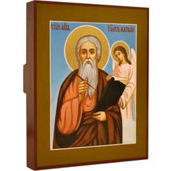 Святой Матфей. Рукописная икона.