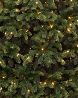 Искусственная елка Богемская 240 см., 778 теплых белых LED ламп, Литая хвоя+ПВХ, ЕлкиТорг (180240)