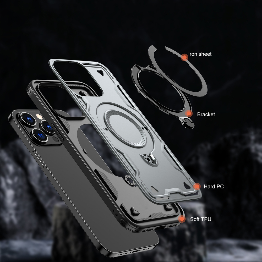 Чехол Magneto Case с кольцом для iPhone 13 Pro