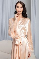 Халат Mia-Amore 3969 "Marjory" персиковый