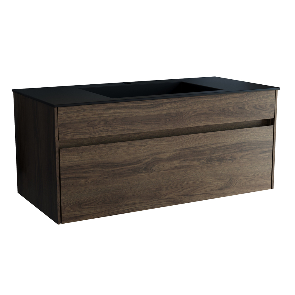 Тумба под раковину Vincea Chiara 1000 подвесная, 1 выкатной ящик soft-close, C.Oak