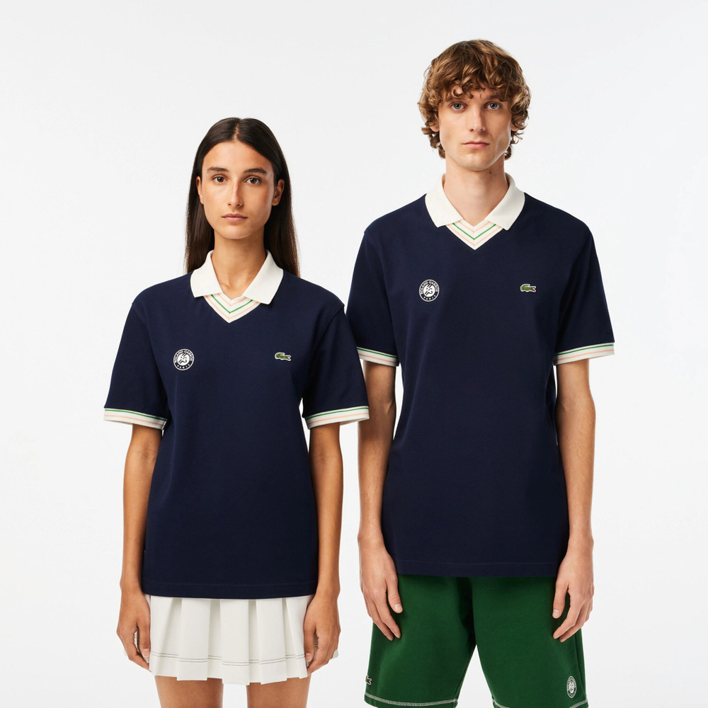 Мужское теннисное поло Lacoste Polo Men - Dark Blue